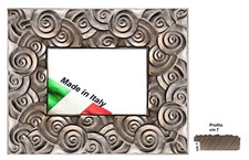 Cornice in legno argento