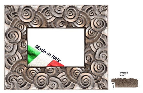 Cornice legno argento - cornice,