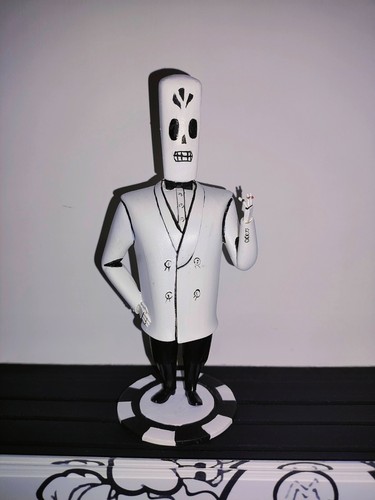 Grim fandango fanart - grim, pupazzo