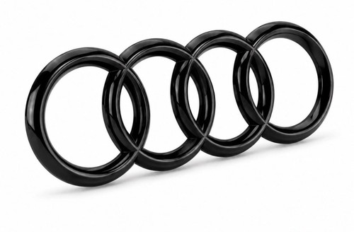 Logo audi anelli nero - logo,