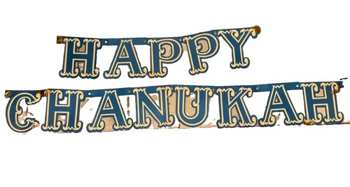 Striscione happy hanukah - striscione,