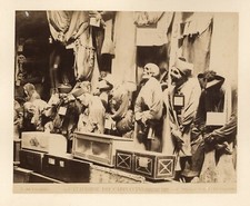 Palermo Catacombe dei Cappuccini Corridoio preti F. Pelos 1870c XL632