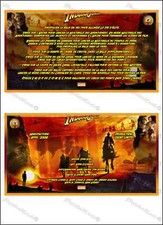 Stern Indiana Jones 2008 Cartes Instructions Flipper Custom Pinball FRENCH