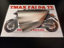 PROTEZIONE PARACALORE UNGHIA SCARICO  TMAX  500 2008 2011 530 2012 2016 