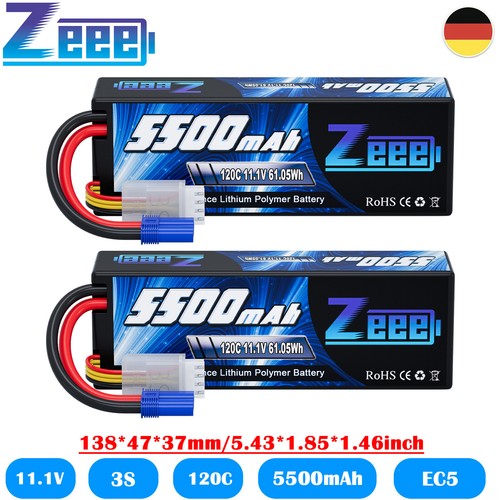 Zeee 1v 120c 5500mah - 2x,