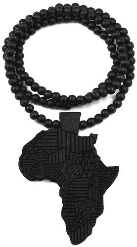 Collana legno naturale - in,