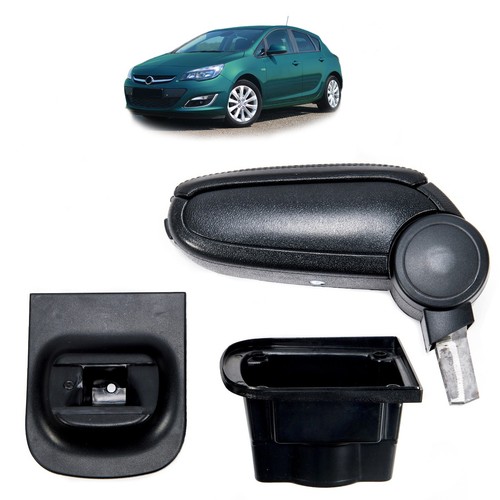 Bracciolo nero con vano - bracciolo,
