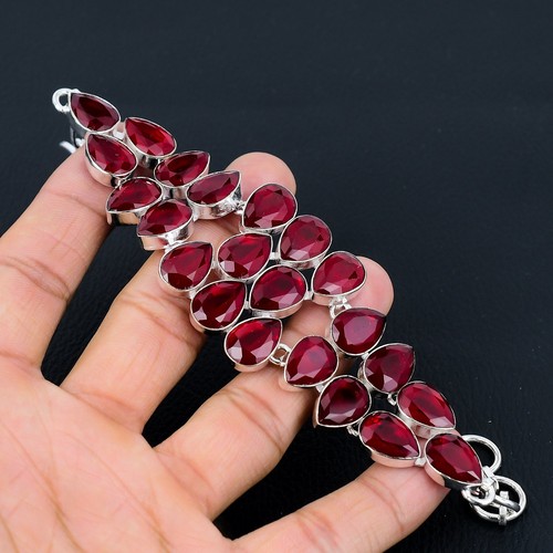 Granato rosso gemma bracciale - granato,