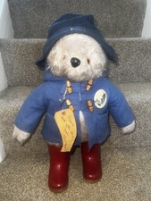 Orso Paddington vintage primissimi anni 70 Gabrielle 50 cm disegni senza cappello