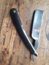 Acier Fondu Barbiere Uso Tritacarne 8/8 Rasoio Dritto