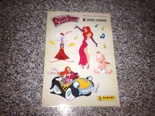 FOGLIO CON 5 ADESIVI SUPER STICKERS ROGER RABBIT PANINI 1988 TIPO STICK STACK