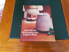 Advertising Italian Pubblicità Werbung ** Pandoro BAULI ** 1977