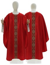 Casula Gotica Rossa con stola
