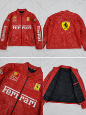 Giacca di pelle Racing Ferrari