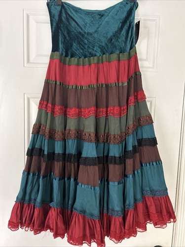 Gonna chaudry boho - boho, zingara