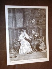 Regalo alla sposa pel giorno natalizio Quadro di F.Soulacroix Firenze del 1886