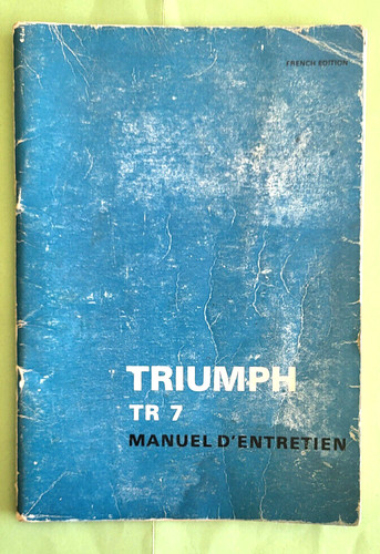 Triumph manuel - tr, /