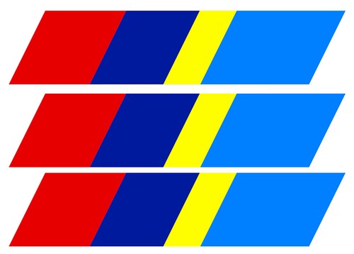Sticker bandes couleur - sticker, 3