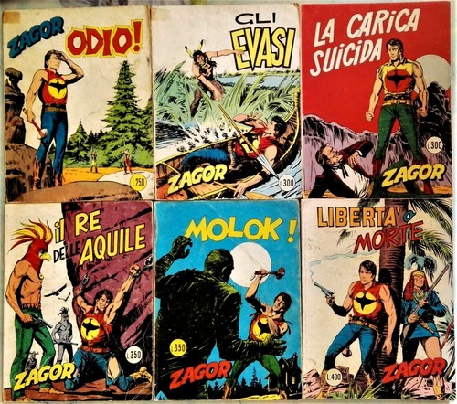 Zagor scritta rossa dal lotto - zagor,