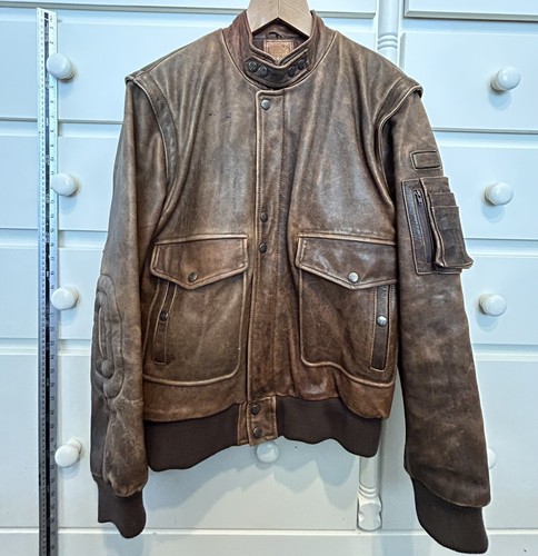 Giacca pelle marrone ixs - marrone,