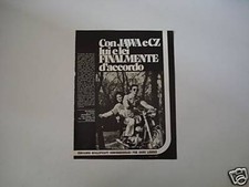 advertising Pubblicità 1971 MOTO JAWA e CZ