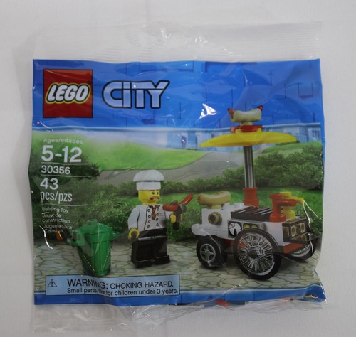 Lego city hot dog stand - city:,