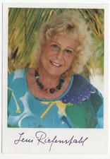 Foto firmata Leni Riefenstahl