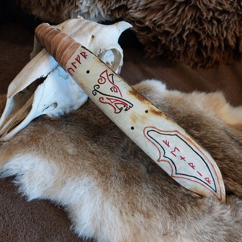 Coltello fenrir lama osso lupo - lama,