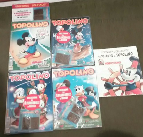 Topolino francobolli metallo - topolino,