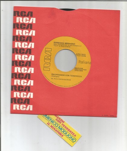 Modugno raro giri jukebox - raro, 45