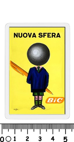 Calamita pubblicitaria bic - pubblicitaria,