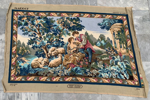 Vintage french tapestry - french,