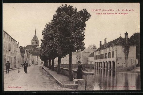 Cpa laignes côte la - cpa, /côte-d´or,