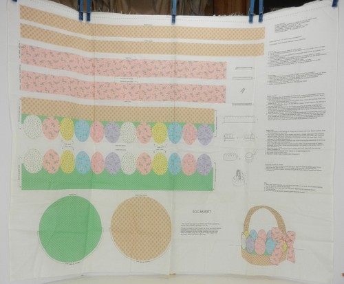 Cesto uova pasqua - uova, 3d