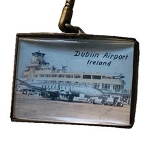 DUBLIN AIRPORT KEYRING Vintage Rare Aer Lingus Keyring 50s 60s Made In Ireland