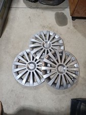 3 Copricerchi universale coppe auto Nero 15 Pollici