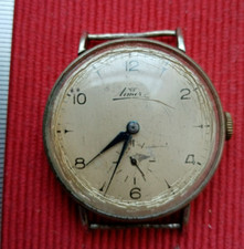 Nimer- orologio acciaio vintage-meccanico-funzionante- mm.34