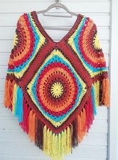 Poncho all'uncinetto * poncho