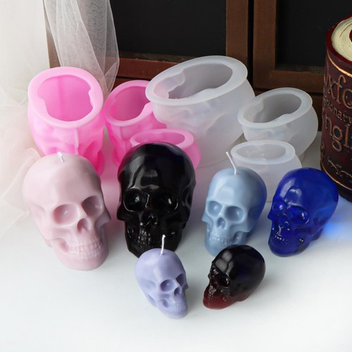 Stampo silicone teschio - , 3d