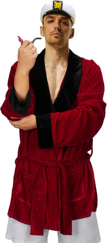 Uomo rosso velluto abito - velluto,