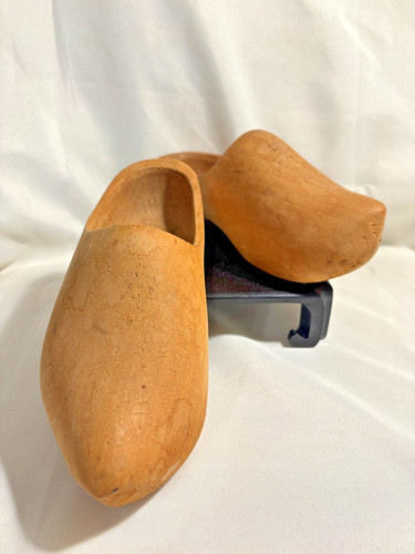 Zoccoli vintage legno - zoccoli, in