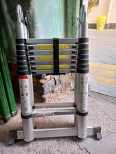 Scala universale in alluminio, richiudibile telescopica, Multifunzione, 5M, DHL