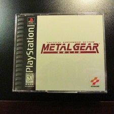 Metal Gear Solid Sony PlayStation 1 PS1 completo