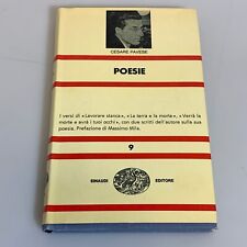 POESIE di Cesare Pavese Einaudi Editore Copertina Rigida