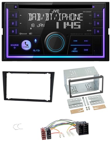 Jvc mp3 usb 2din dab - usb, bluetooth