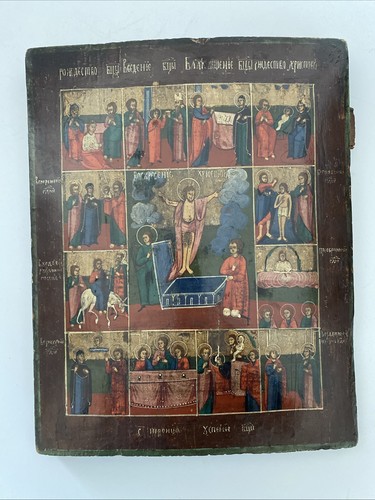 Antica icona russa per - , feste