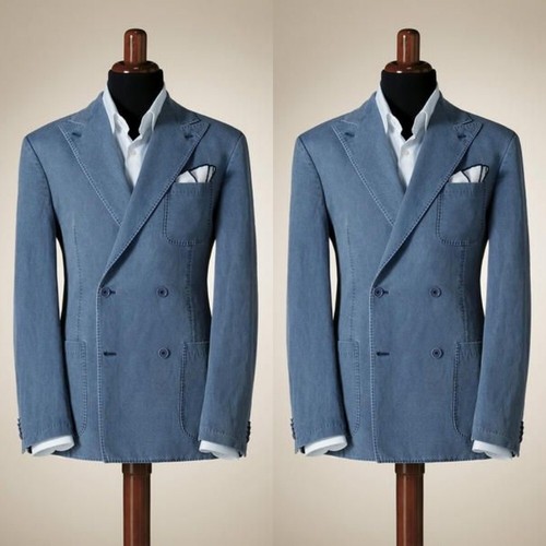Tuta uomo blu pizzo - , risvolto
