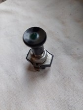 Pulsante a tiretto e luce verde per cruscotto auto d’epoca – usato