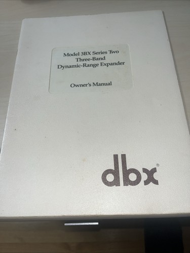 Dbx modello 3bx serie - modello, due