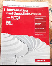 MATEMATICA MULTIMEDIALE.ROSSO VOL. 1 con TUTOR - 2a EDIZ. -BERGAMINI -ZANICHELLI